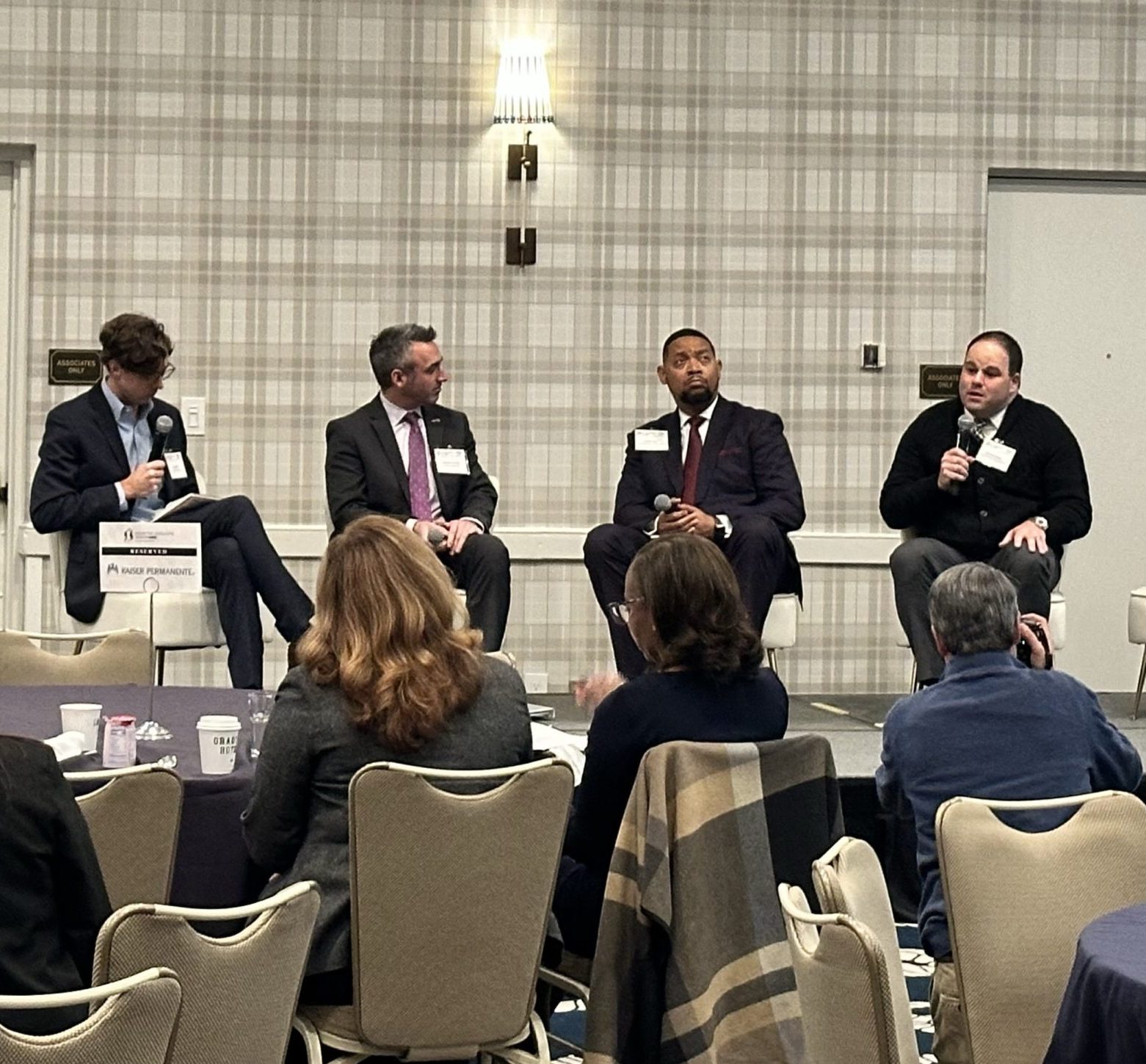 Jonathon Rondeau (far Right) Speaks at Baltimore Banner Event Discussing Affordable Housing